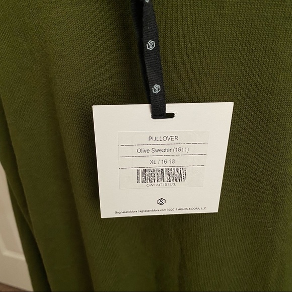 Agnes & Dora Olive Sweater Pullover - Picture 4 of 4